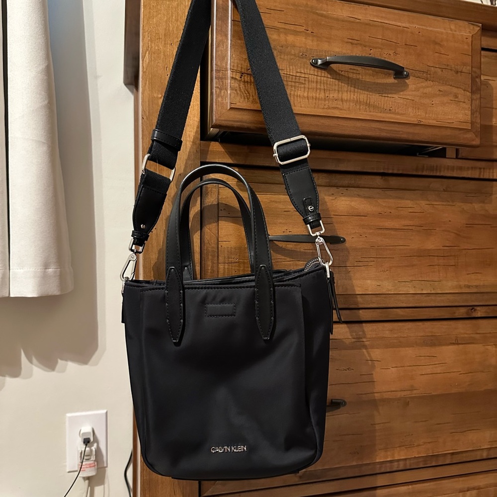 Calvin Klein nylon purse and matching wallet. In brand-new condition.